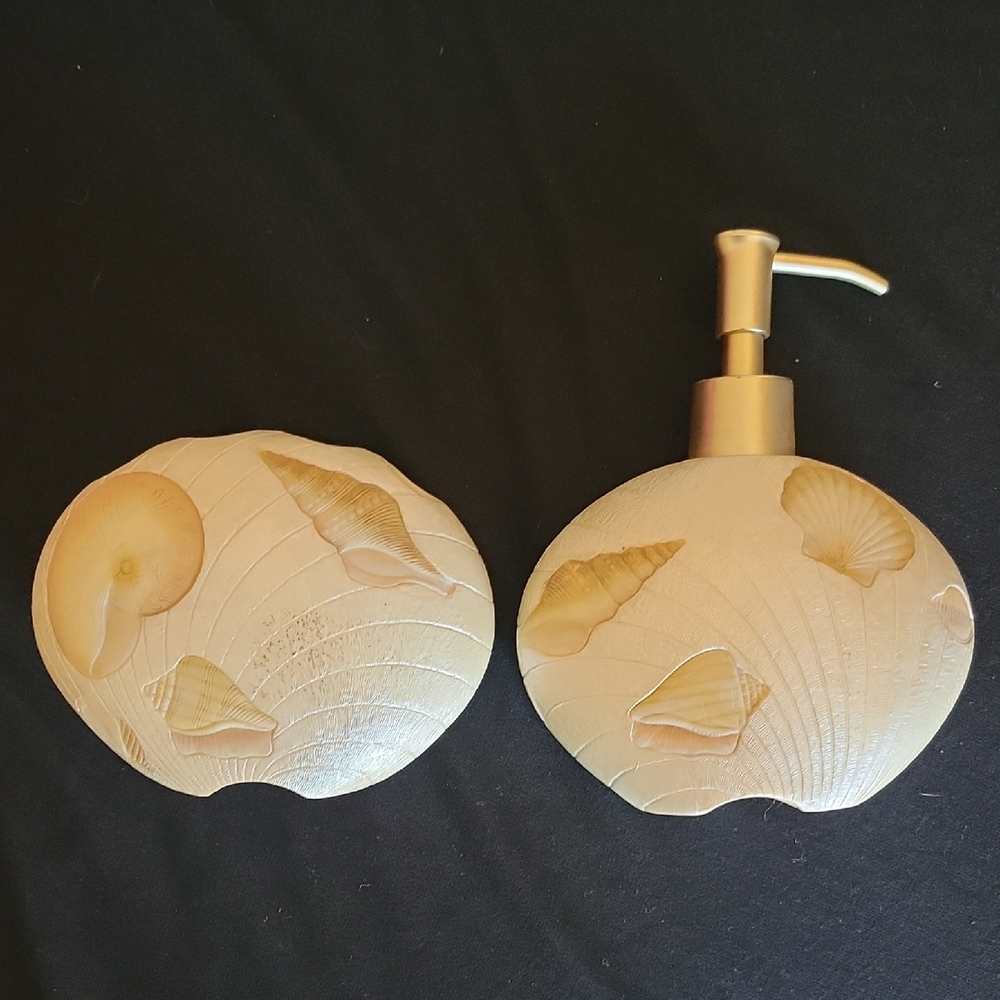 Beach Comber Tooth Brush Holder & Soap Despenser